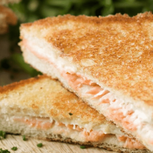 Croque gerookte zalm