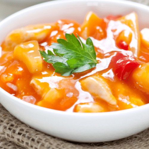 Extra zoetzure saus met ananas