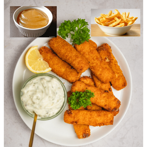 Fishsticks met frietjes