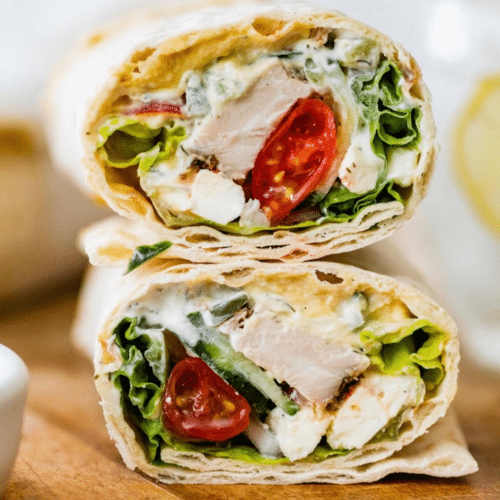 Fried chicken wrap