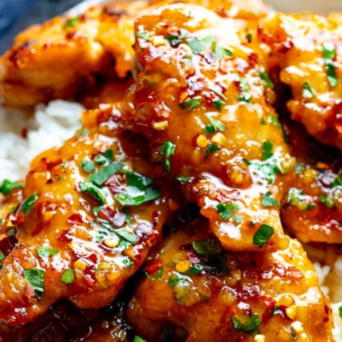 Hot garlic chicken