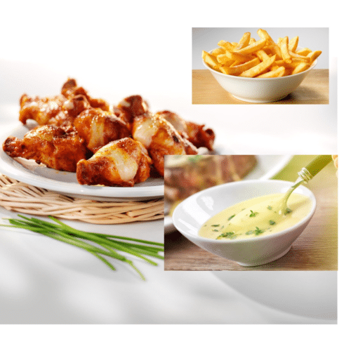 Kipboutjes béarnaise met frietjes