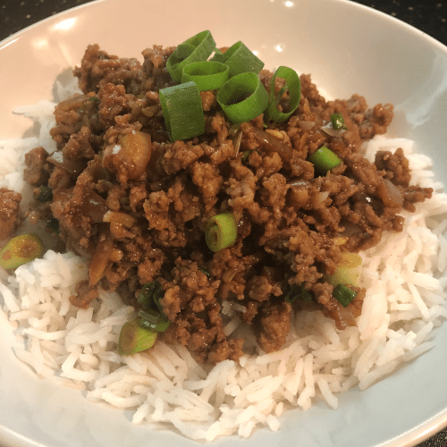 Mongolian minced meat
