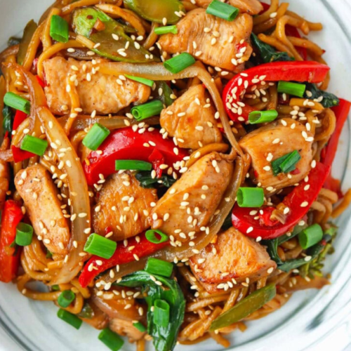 Noodles kip Teriyaki