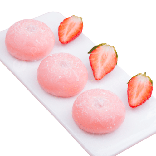 Strawberry mochi