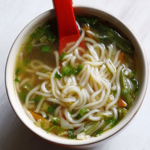 Veggie noodles soup box
