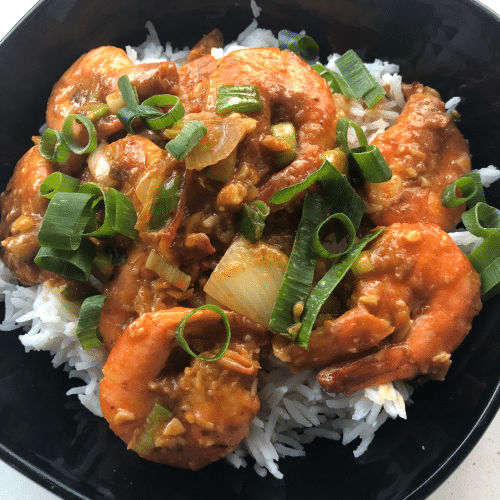 Zomerse gemarineerde Tiger Gambas
