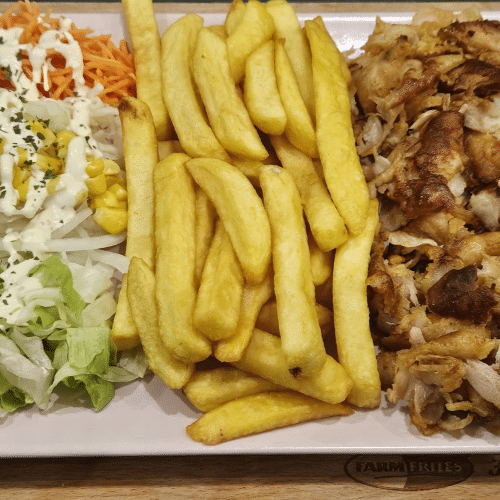Assiette pita veau
