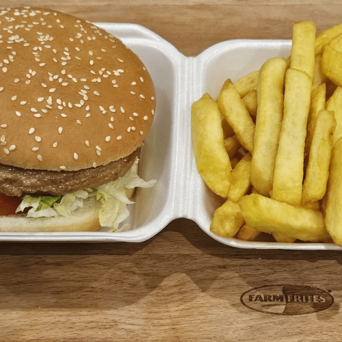 Hamburger avec frite