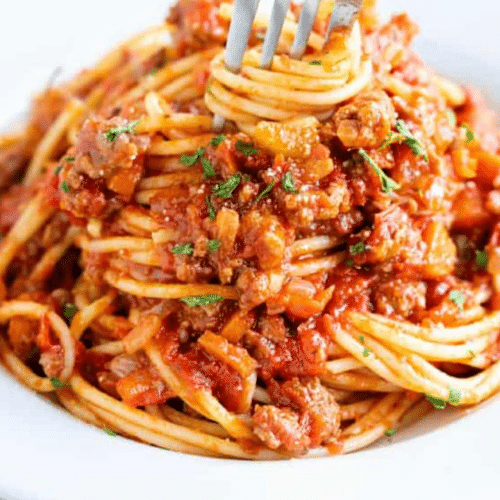 Spagehetti bolognese