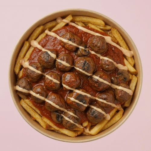 Loaded Meatballs bowl