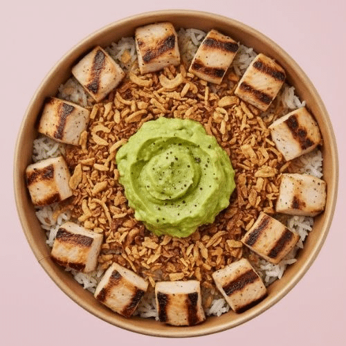 Chicken Guacamole Bowl