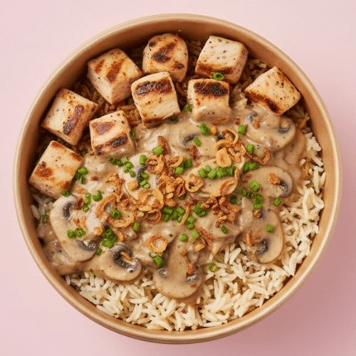 Creamy Rice Chicken Bowl