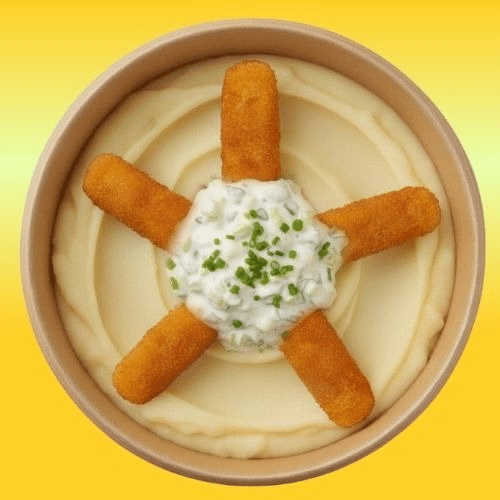 Fish-sticks Puree Bowl
