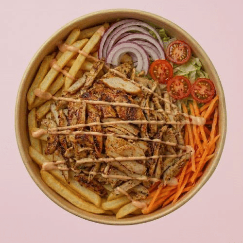 Loaded Kip pita bowl