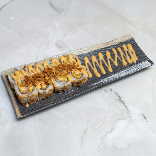 Crevette tempura, cheese