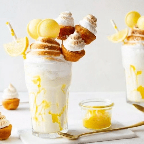 Franse macaron milkshake