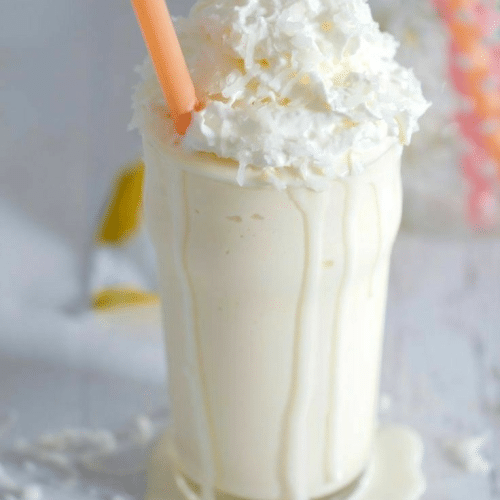 Klassieke vanille milkshake