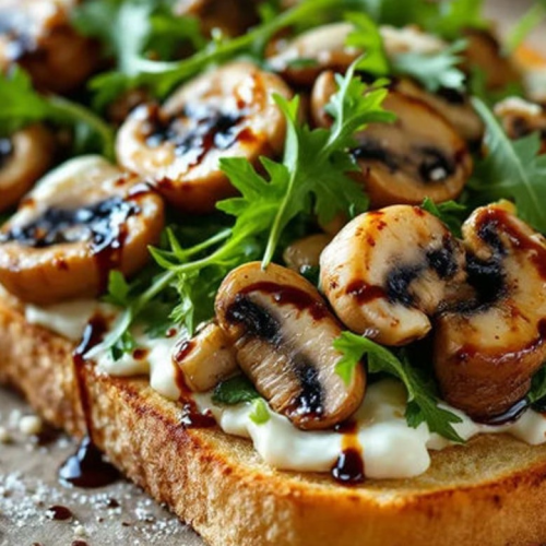 Toast champignons