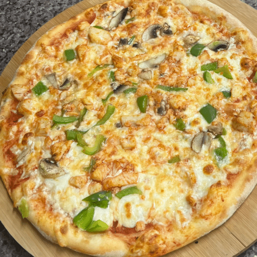 Pizza pollo hawaï