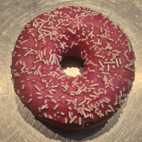 Roze donut