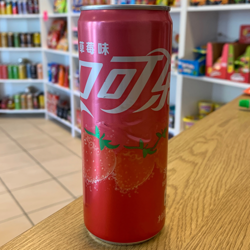 coca cola asiatique fraise