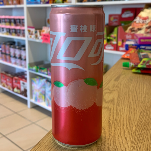 coca cola asiatique pêche