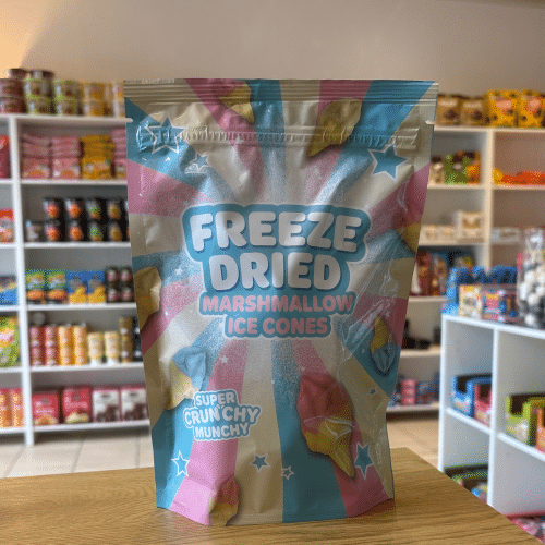 freeze dried marshmallow ice cones