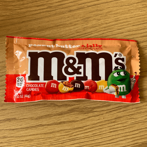 m&m's peanut butter jelly