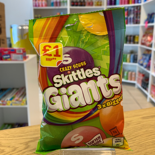 skittle giants crazy sour