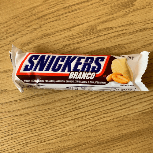 snickers blanco