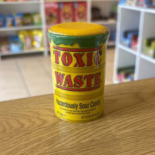 toxic waste hazardoulsy sour candy