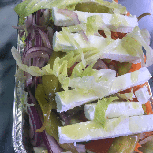 Griekse salade met feta