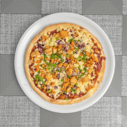 Pizza bbq chicken