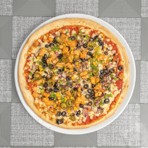 Pizza primavera deluxe