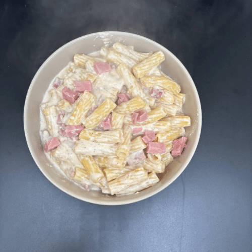 Pâtes jambon crème