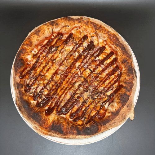 Pizza barbecue chicken