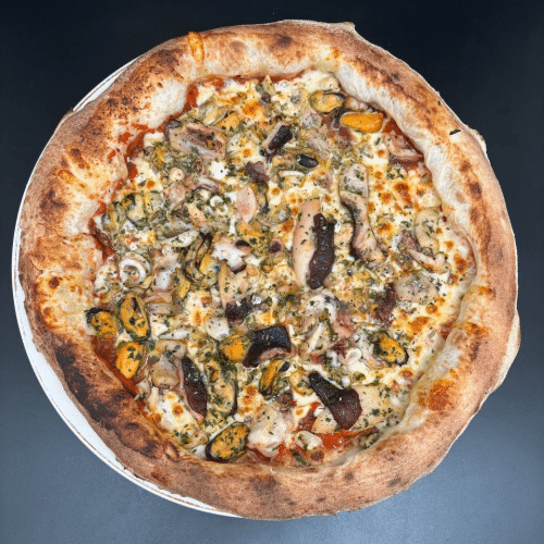 Pizza fruits de mer