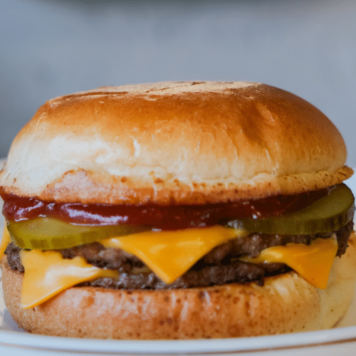 Double cheese burger (menu)