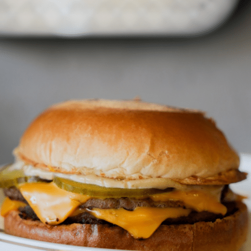 Double pepper burger (menu)