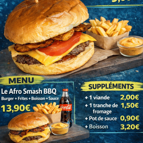 Menu smash afro Original