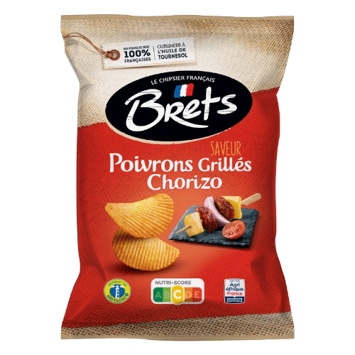 Brets Poivrons grillés chorizo 125g
