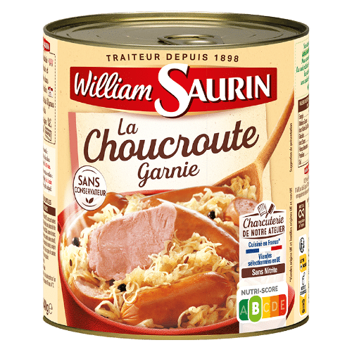Choucroute Garnie William Saurin 800g