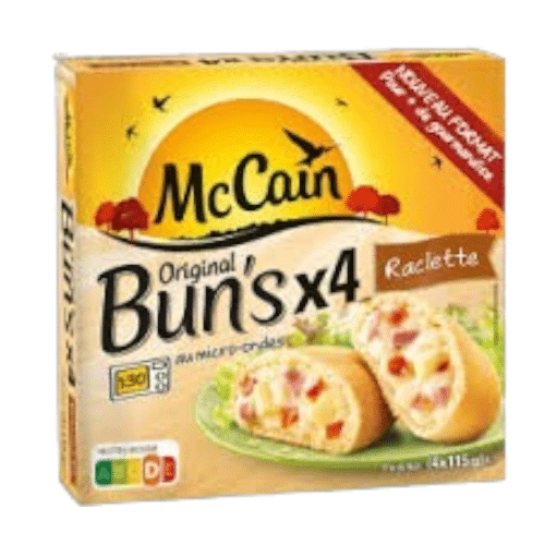 Mccain Original Bun's raclette / 4x115g