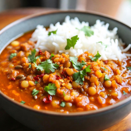 Daal Tadka Rice Bowl