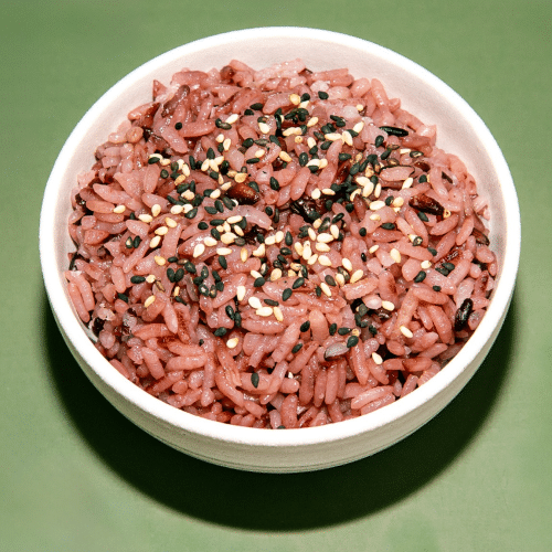 Deep purple rice