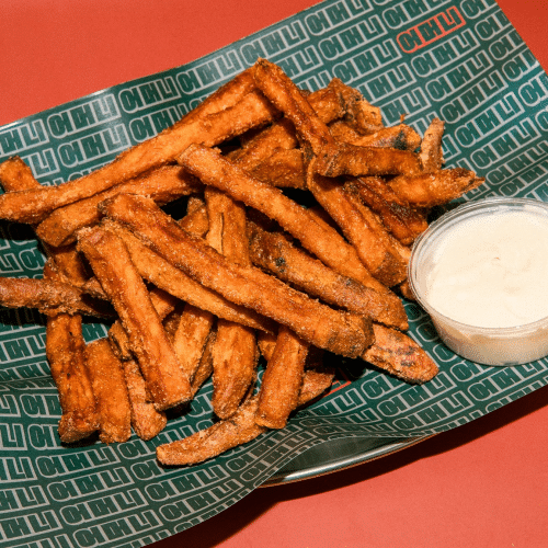 Sweet on potato fries