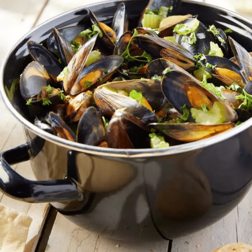 Mosselen van de chef (pikant)