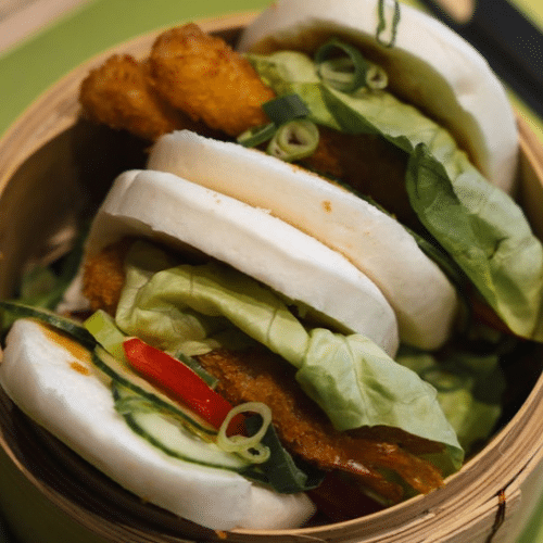 Gua bao tempura