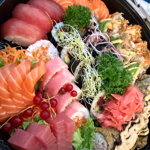 Boat menu zalm & tonijn (45 stuks)